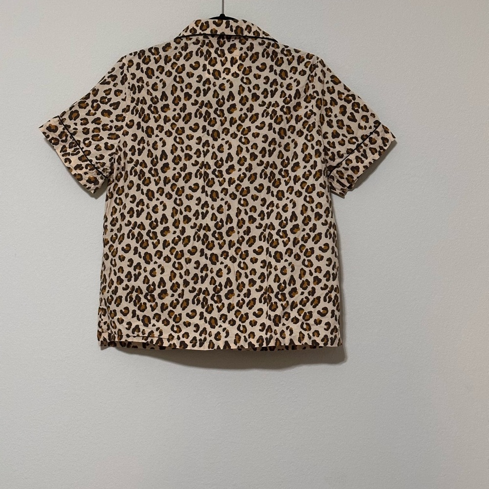 Printfresh Leopard Print Short Sleeve 2pc Pajama … - image 4